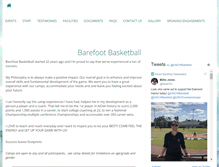 Tablet Screenshot of barefootbasketball.com
